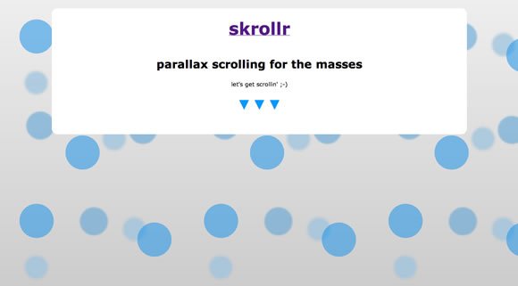 滾動視差網站工具與教程