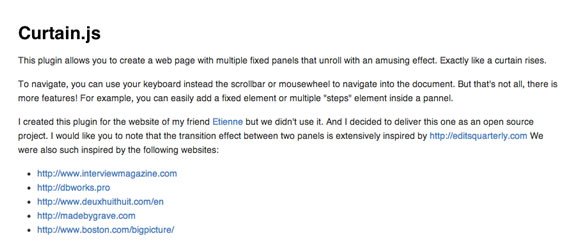 滾動視差網站工具與教程
